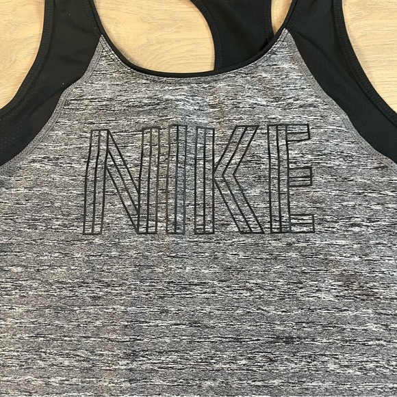 Nike Women's Gray and Black Tank Top - Picture 10 of 14